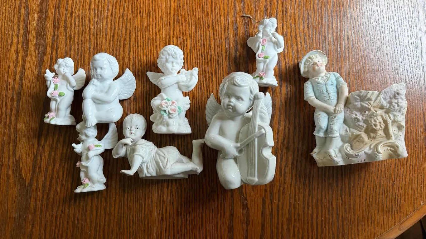 Angel, Cherub & Child Figurine Lot