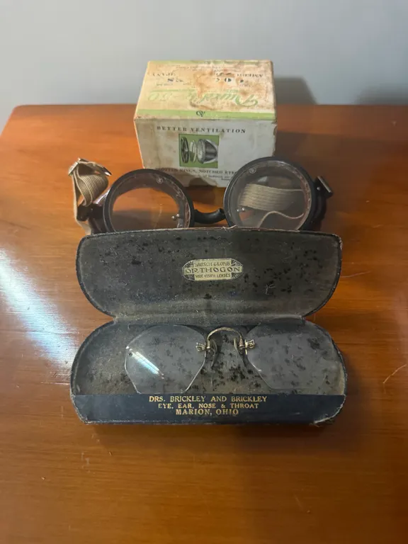 Safety Goggles & Pince-Nez Glasses Lot