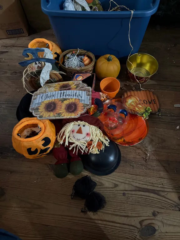 Halloween & Fall Décor Mixed Lot