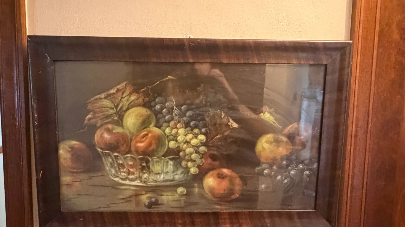 Framed Fruit Bowl Still Life Print