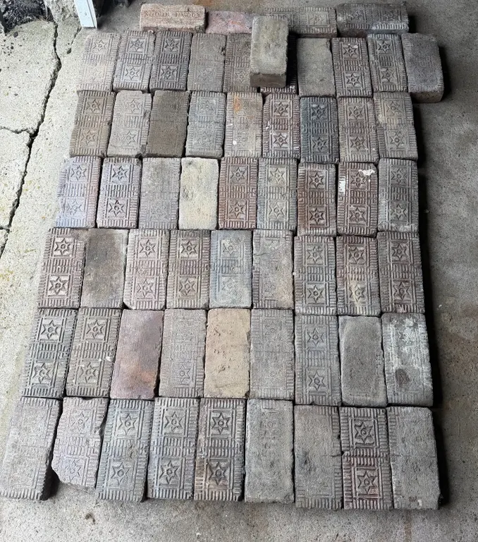 Vintage Ohio Star Paving Brick Lot Nelsonville OH