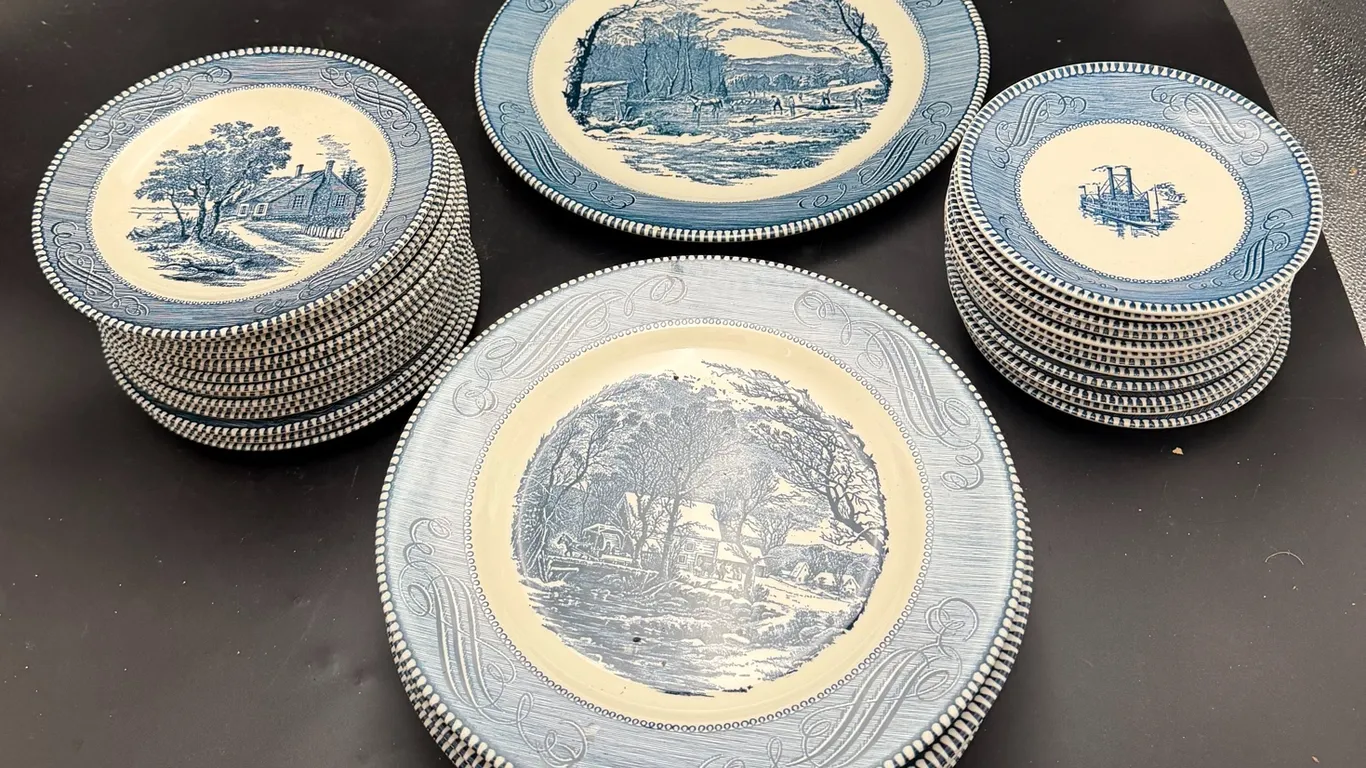 Currier & Ives Plate Lot