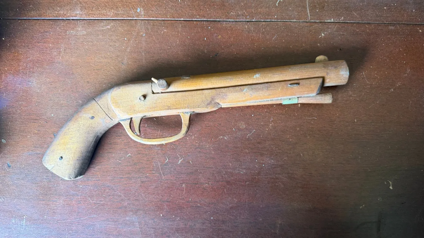 Wooden Toy Pistol