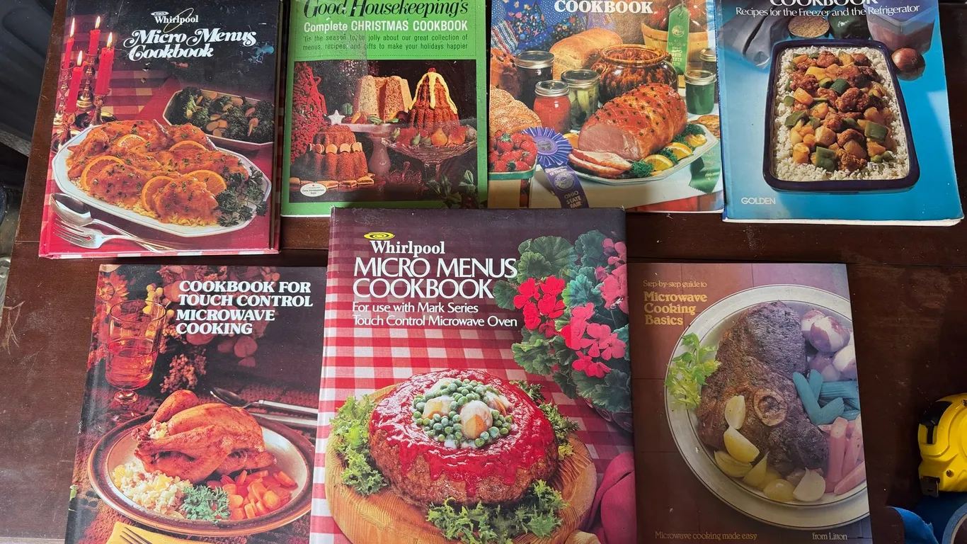 Vintage Cookbook Lot – 7 Books