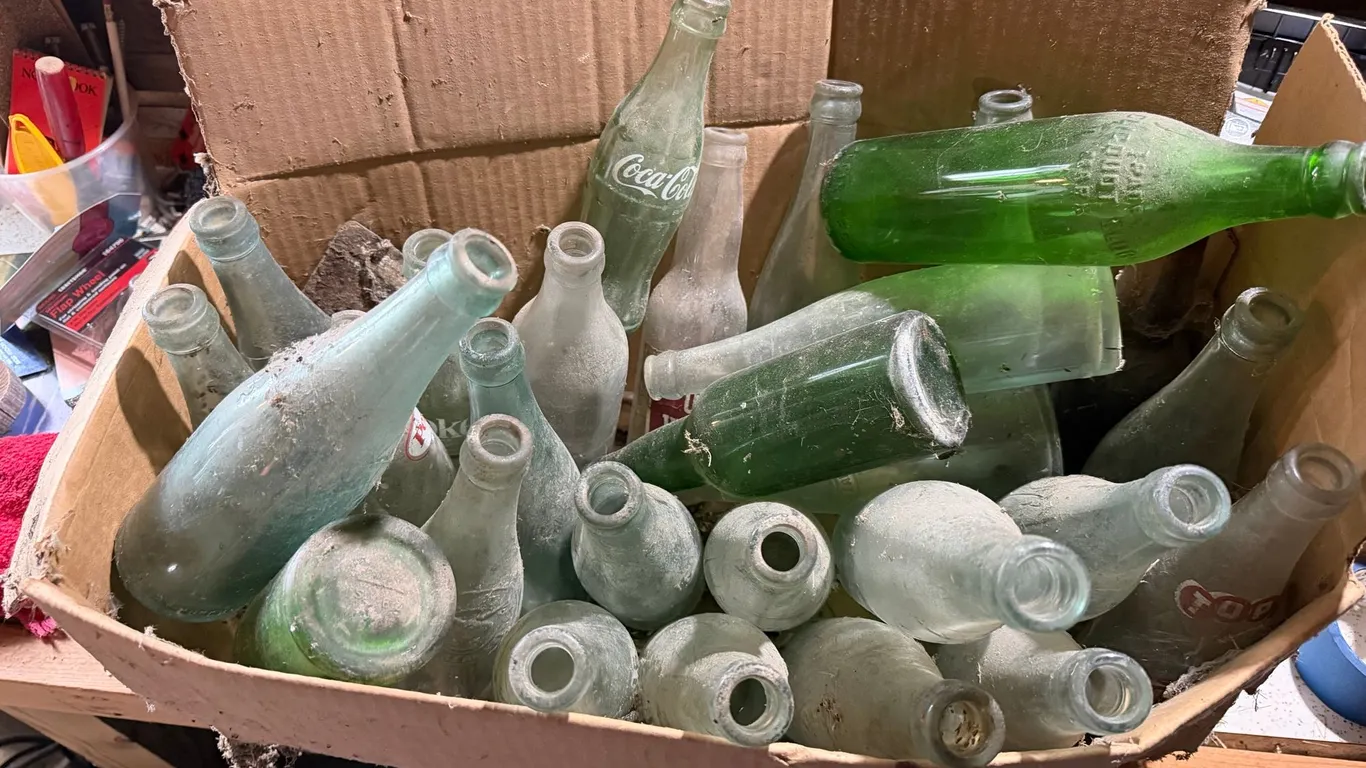 Vintage Glass Bottle Lot Including Coca-Cola