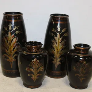 Black Ceramic Vases