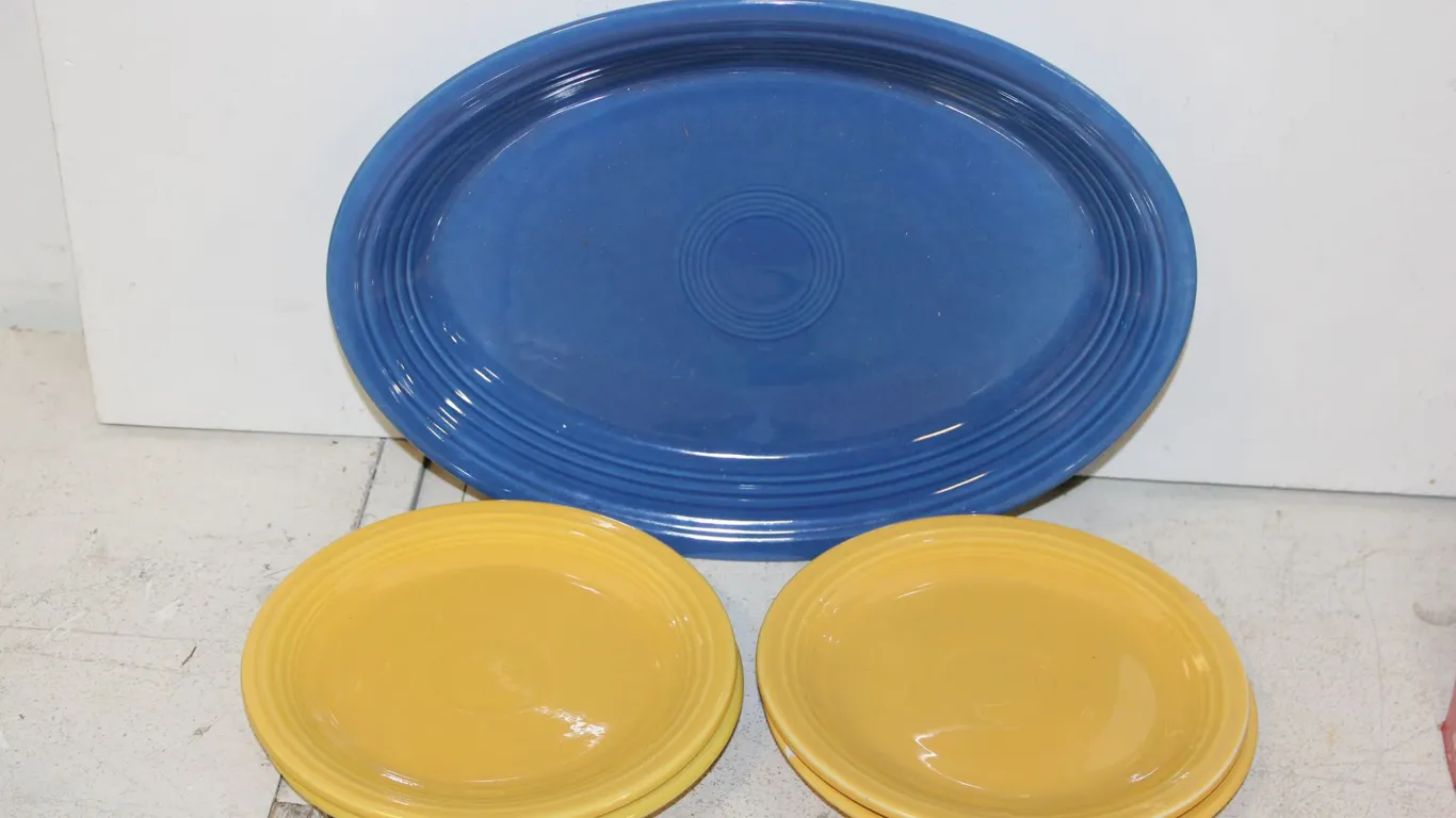 Fiestaware Platter & Plate
