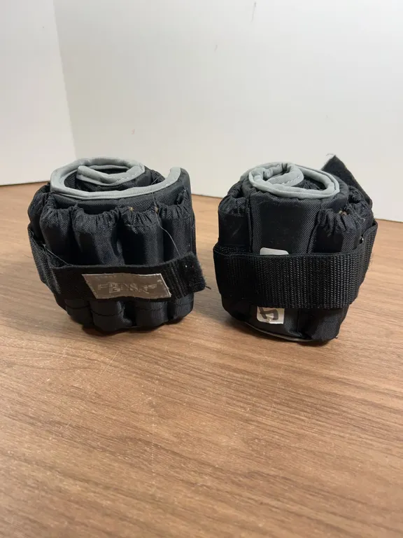 Fitness Gear Ankle Weights Pair Black and Gray
