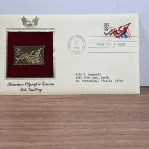 1983 Summer Olympic Games Pole Vaulting Gold Replica Cover
