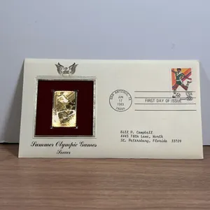 1983 First Day Cover Summer Olympic Games Soccer