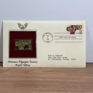 1983 First Day Cover Summer Olympic Games Weight Lifting