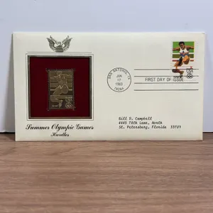 1983 Summer Olympic Games Hurdles FDC with Bronze Medal