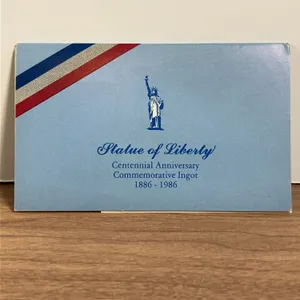 Statue of Liberty Centennial Copper Commemorative Ingot