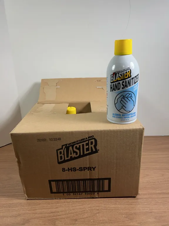 Blaster Hand Sanitizer Spray 12-Pack 8.5 Fl Oz Bottles