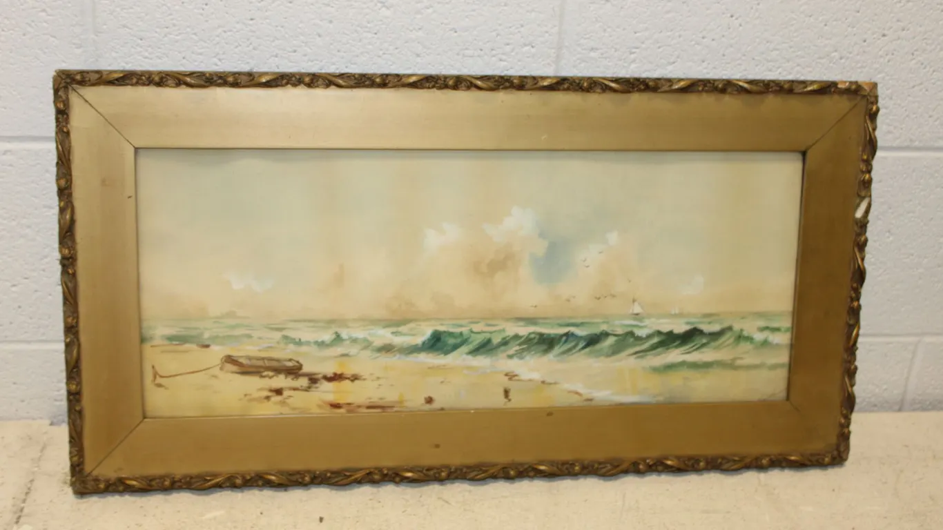 Coastal Watercolor Painting