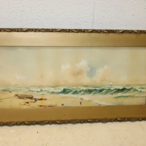 Coastal Watercolor Painting