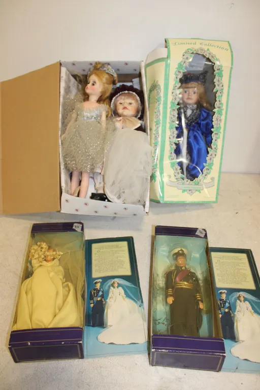 Princess Diana and Prince Charles & Porcelain Dolls