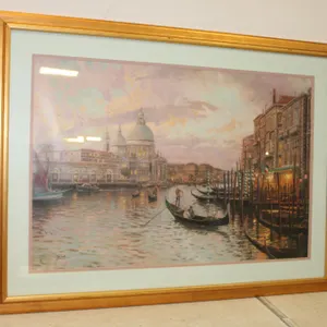 Thomas Kinkade Venice, Sunset on the Gran Canal" Print