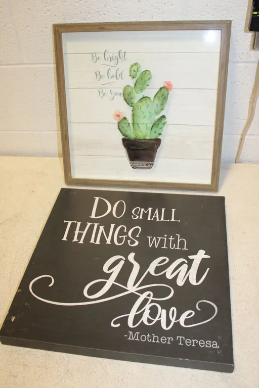Cactus & Word Art Prints