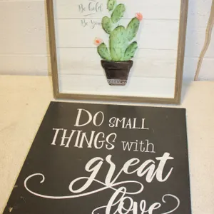 Cactus & Word Art Prints