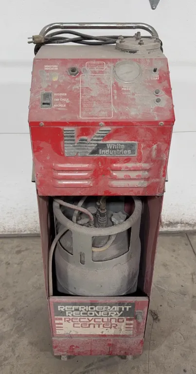 White industries refrigerant recovery recycling center