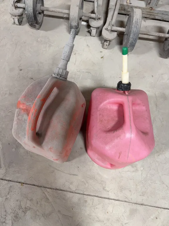 Pair of gas cans