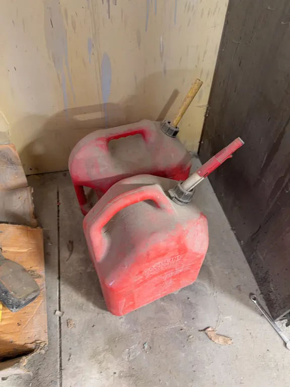 Pair of gas Cans