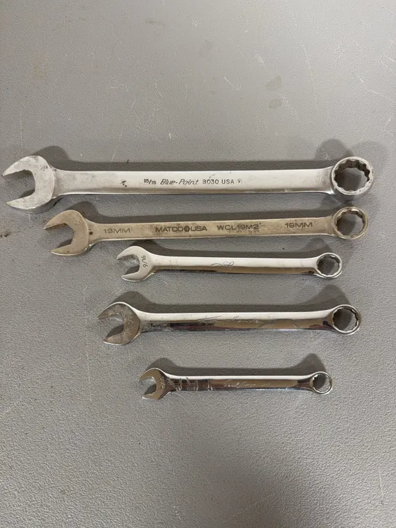 Bluepoint and Matco wrenches