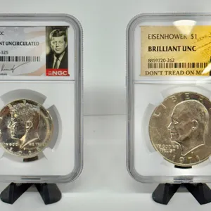 2025 Kennedy Half Dollar & 1971 Eisenhower Dollar