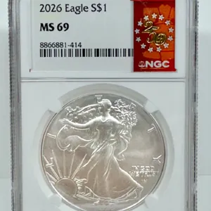 2026 Eagle Silver Coin MS 69 250th Label