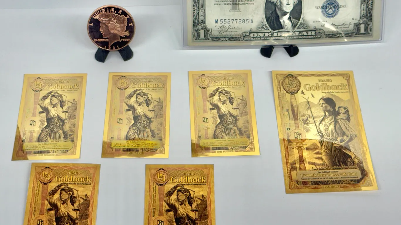 Currency & Goldback Notes, More