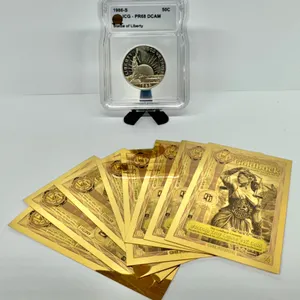 1986-S PR68 DCAM Statue of Liberty 50C & Goldbacks