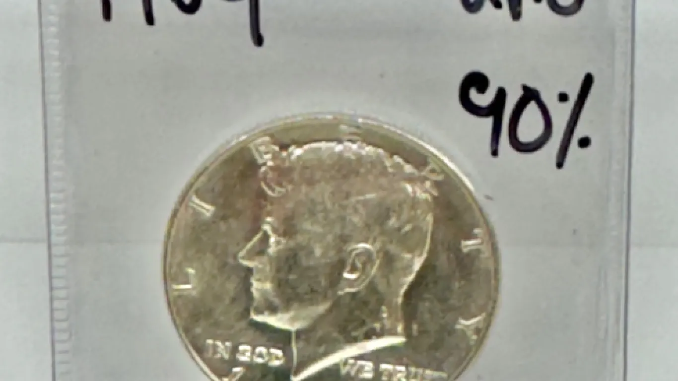 1964 Kennedy Half Dollar 90% Silver Unc