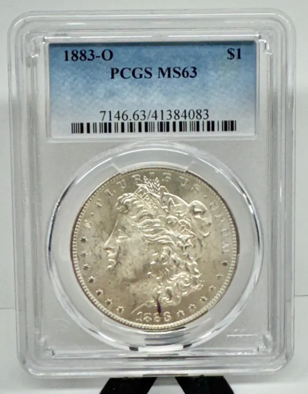 1883-O Morgan Silver Dollar PCGS MS63