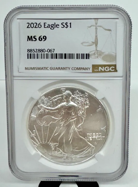 2026 Eagle Silver Dollar NGC MS69