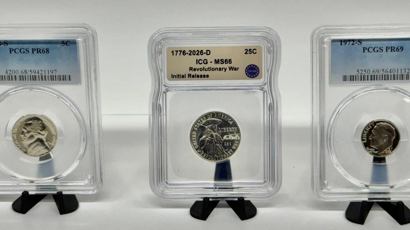 1968-S Nickel, 1972-S Dime, 2026-D Quarter