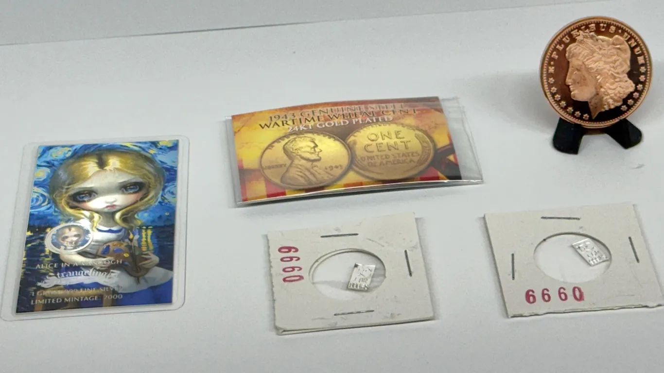 Coin & Bullion: Silver, Gold-Plated, Copper