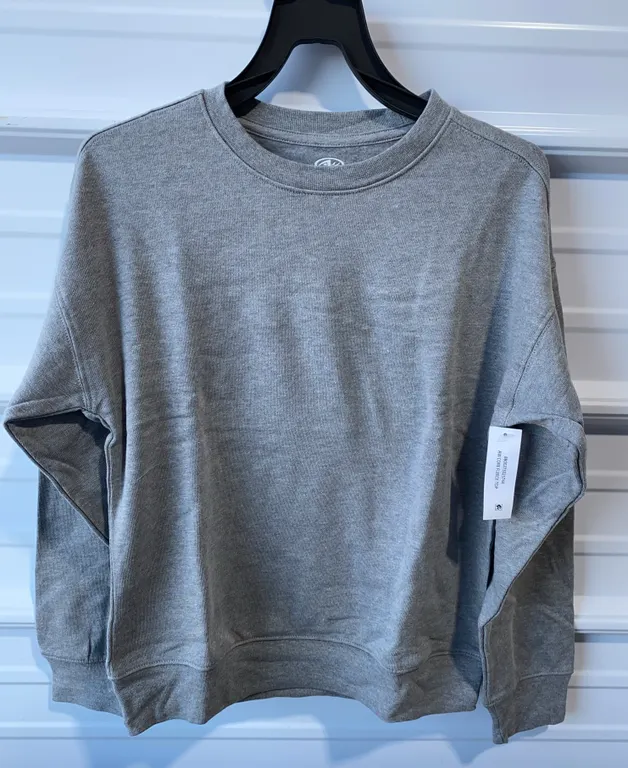 *NEW* Athletic Works Boys Fleece Crew Neck Sweatshirt, Size XSmall 4-5