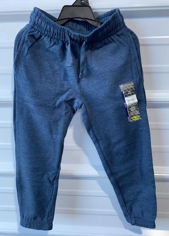 *NEW* Athletic Works Boys Fleece Jogger Sweatpants, Size XSmall 4-5