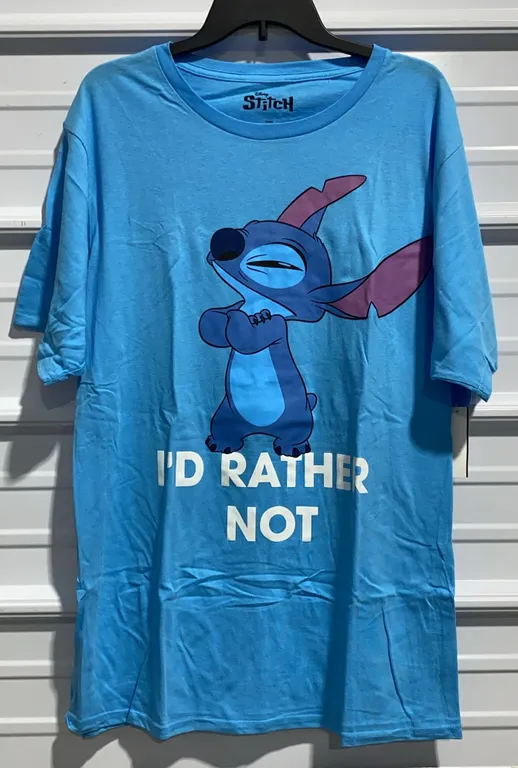 *NEW* Lilo & Stitch I'd Rather Not Graphic Tee - Size XXLarge