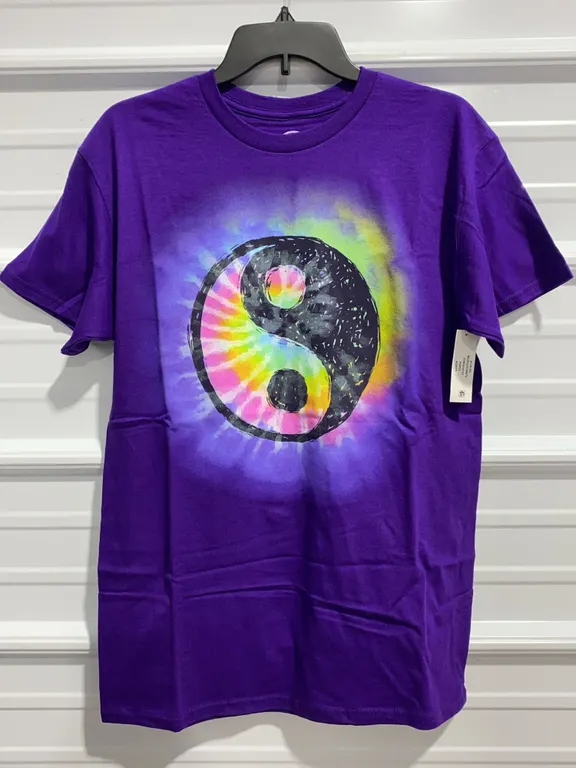 *NEW* Humor Yin Yang Tie Dye Graphic Tee - Size Medium