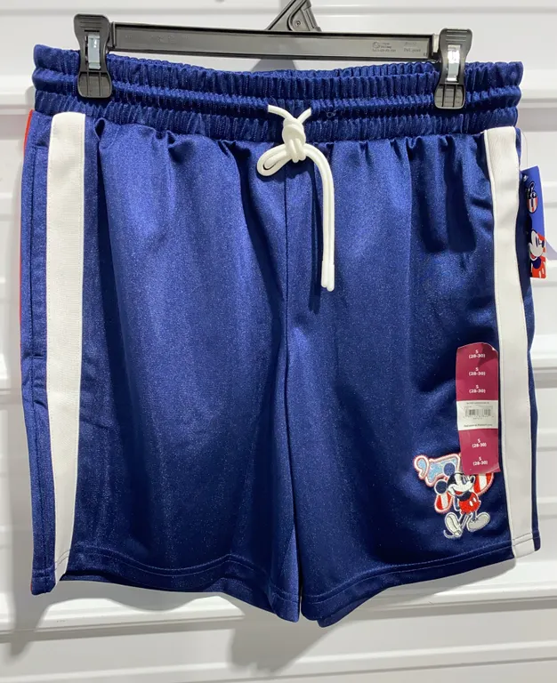 *NEW* Disney Women's Mickey 76 Graphic Shorts, Size Small (28-30)