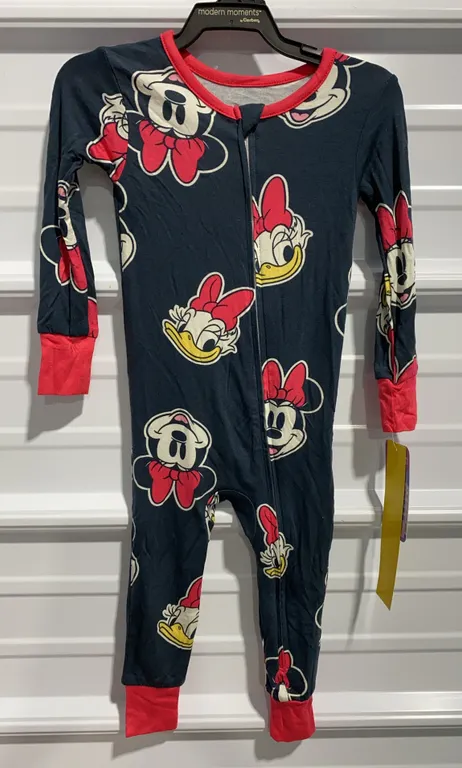 *NEW* Minnie Mouse Baby and Toddler Girls' One-Piece Sleeper, Size 18M