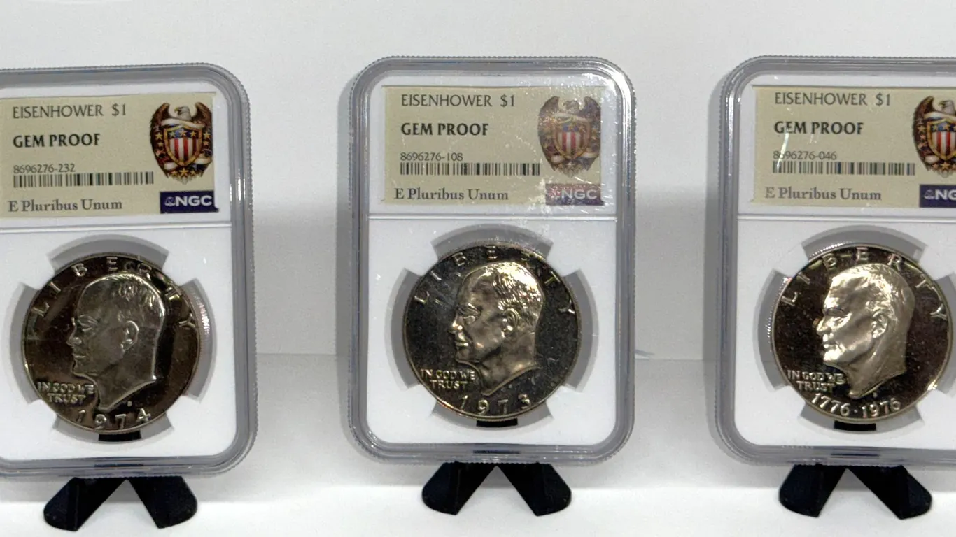 NGC Eisenhower $1 GEM Proof Coins