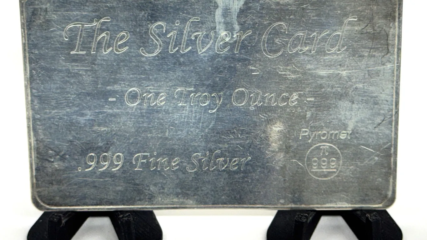 Pyromet .999 Fine Silver Card 1 Troy Ounce