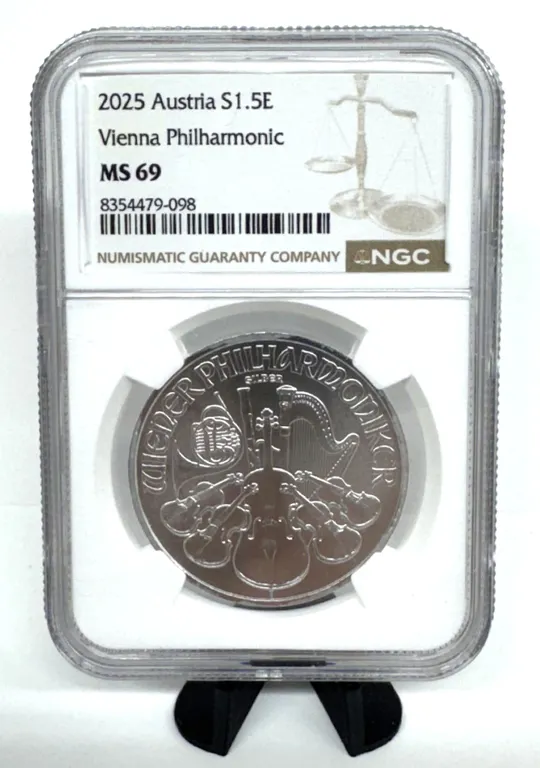 2025 Austria S1.5 Euro Philharmonic MS69 NGC
