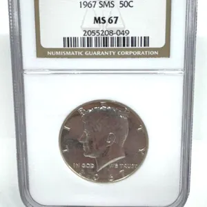 1967 SMS Kennedy Half Dollar NGC MS67