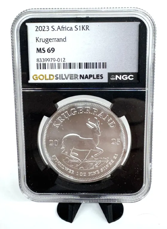 2023 South Africa Silver Krugerrand MS69