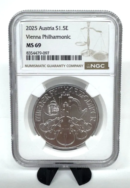 2025 Austria S1.5E Philharmonic MS69 NGC