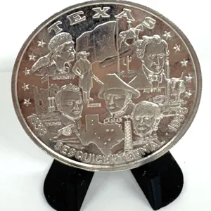 Texas Sesquicentennial 1 Oz Silver Round